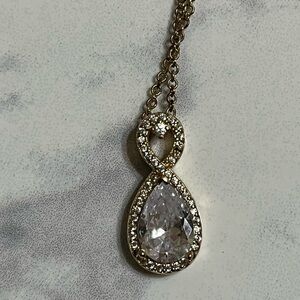 Teardrop Crystal Necklace